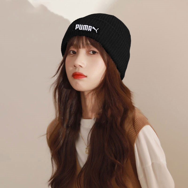 【自营】彪马男女绒线帽户外保暖运动帽休闲双层针织帽冷帽023434 - 图1