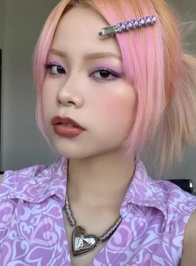 手工手工项链镂空爱心情侣锁骨链