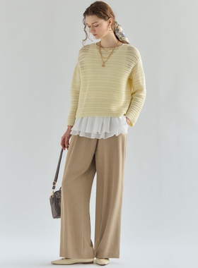 23区时尚优雅适宜感三连链条硬币项链女ONWARD