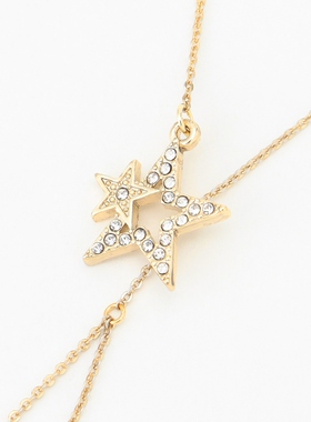 组曲优雅气质时尚搭配星星长挂项链女ONWARD