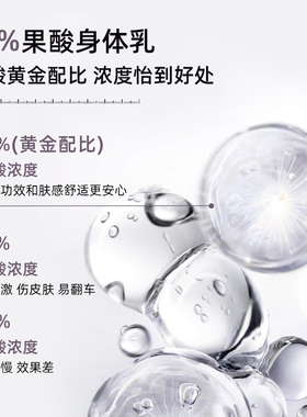 noreva温和去角质滋润保湿软化果酸身体乳200ml鸡皮紧致