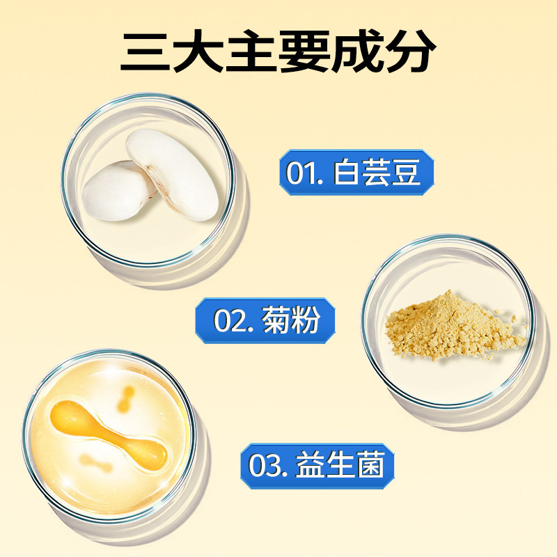 viyouth白芸豆阻断剂断糖抗糖阻油阻碳水阻糖断油非膳食纤维片