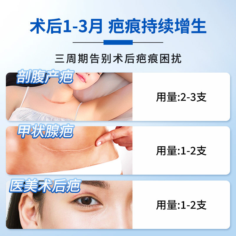 美国Dermatix舒痕祛疤胶膏15g 产后手术疤痕淡化软化修复疤痕