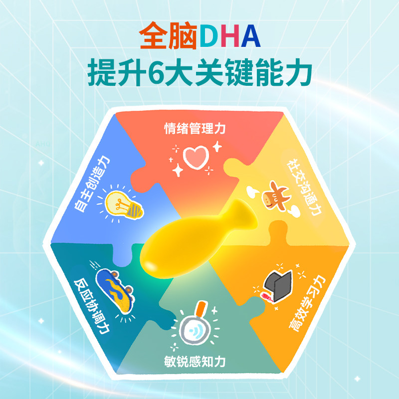 【自营】童年时光inne全脑dha软胶囊 阿里健康大药房海外店DHA/核桃油