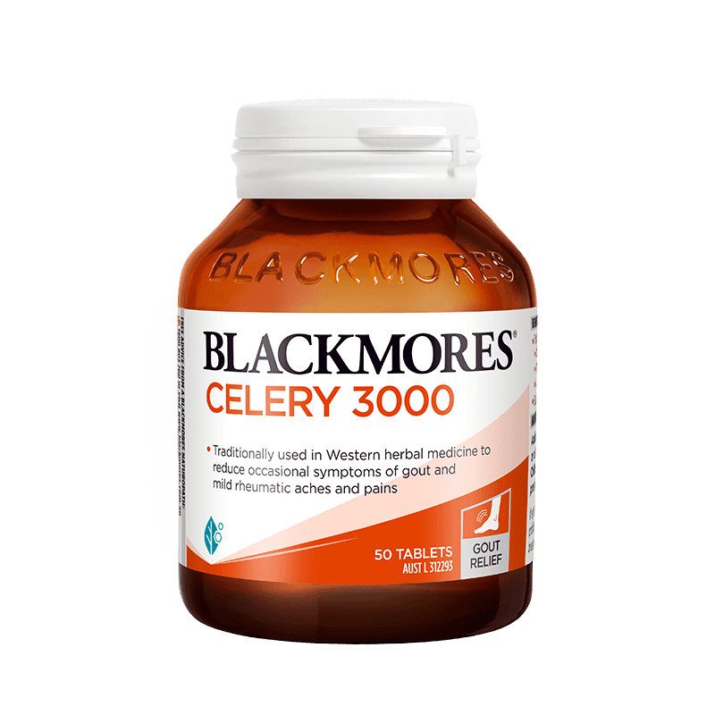 Blackmores澳佳宝芹菜籽50片澳洲原装进口西芹籽精华片中老年尿酸