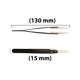 Qianyi precision ceramic straight tip tweezers are heat-resistant and anti-static