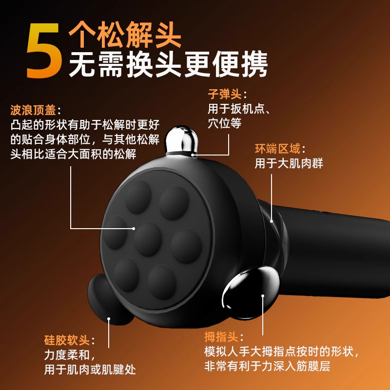 RRT松解枪三维理疗仪专业级筋膜枪多头医疗运动康复肌肉按摩器,淘宝优惠券,粉丝福利购,淘宝优惠卷