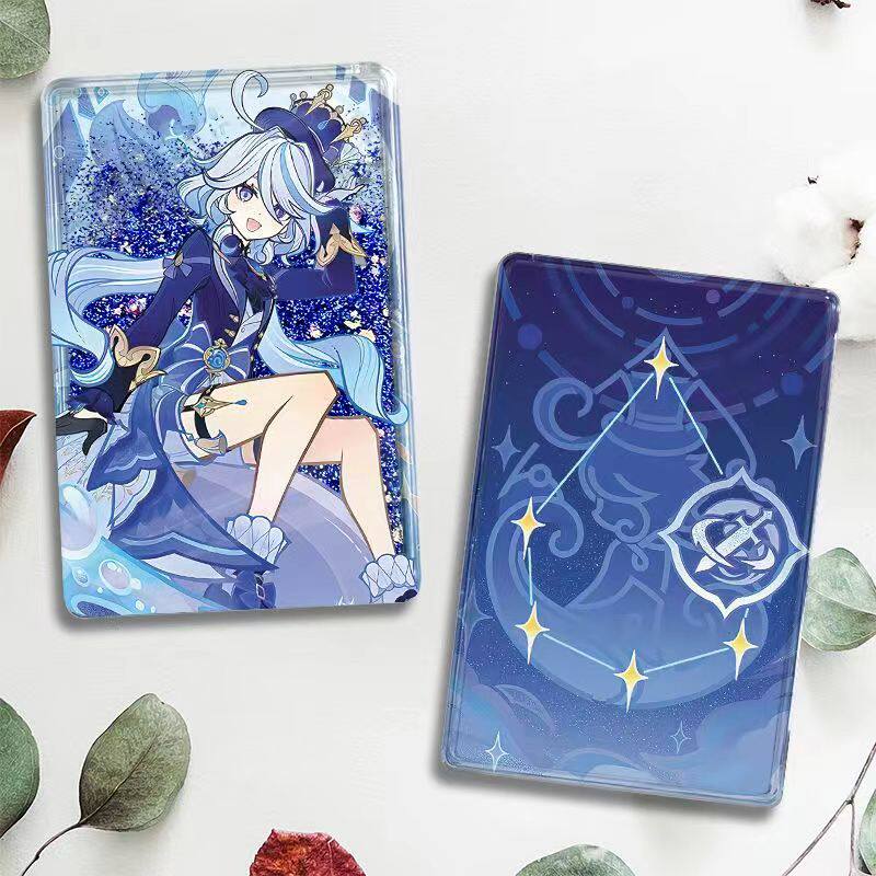 七圣召唤芙宁娜流沙麻将原神周边莱欧斯特卡维流麻卡砖立牌同人谷