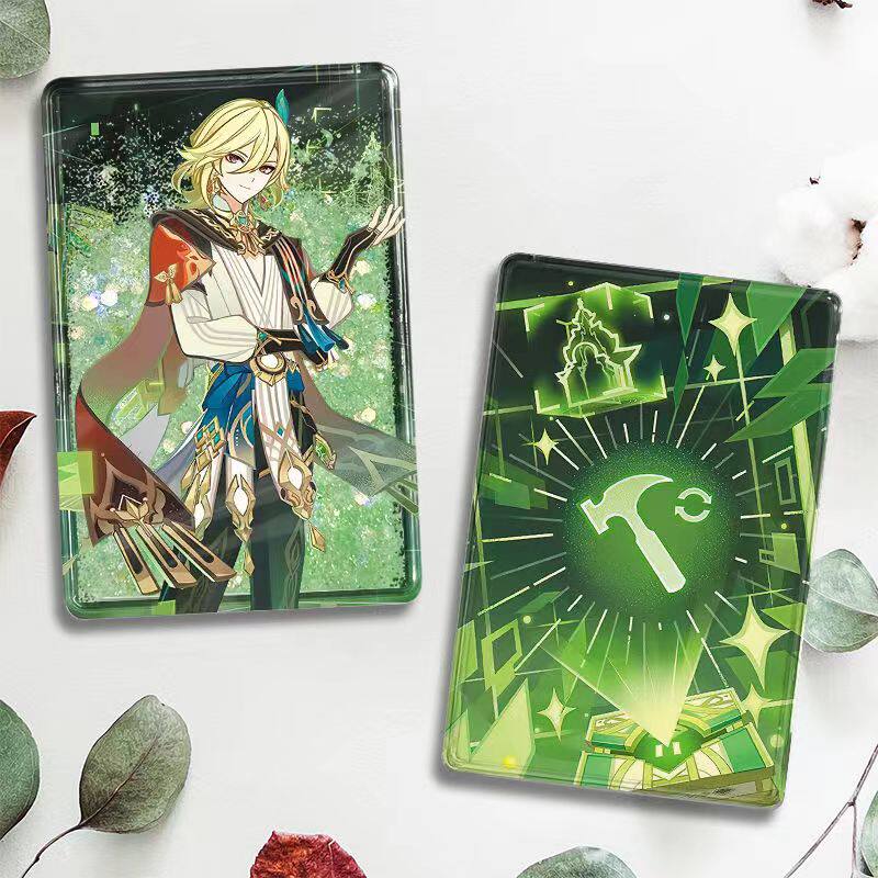 七圣召唤芙宁娜流沙麻将原神周边莱欧斯特卡维流麻卡砖立牌同人谷