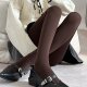 Autumn and winter warm Maillard dark karaage stockings