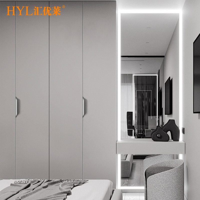 羊绒灰拇指拉手免开槽 隐形封边到顶衣柜橱柜厨柜包边抽屉门把手,淘宝优惠券,粉丝福利购,淘宝优惠卷