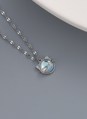 水波链女锁骨链简约项链闺蜜学生