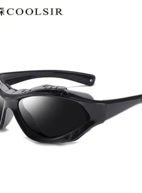 男士眼镜风镜太阳镜偏光偏光墨镜新款骑行偏光跑步8534