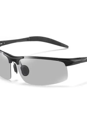 开车变色太阳镜眼镜男士钓鱼镜日夜两用墨镜驾驶偏光