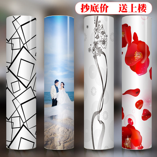 360度旋转鞋柜 收纳柜多功能简约现代门厅柜鞋柜储物中式圆形圆柱 - 图0