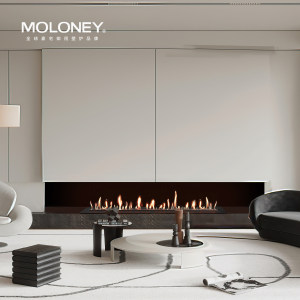 MOLONEY莫洛尼EVA高端智能酒精壁炉真火客厅取暖高端轻奢90系列