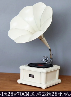留声机柜子老式欧美古典风摆件