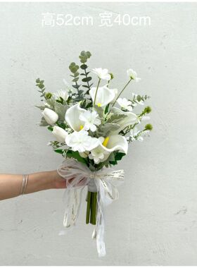 新款韩式仿真订婚领证新娘手捧花