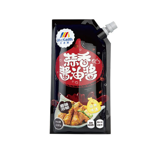 麦基斯蒜香酱油酱1kg商用韩式炸鸡酱蜂蜜芥末琥珀辣味炸鸡葱丝汁 - 图3
