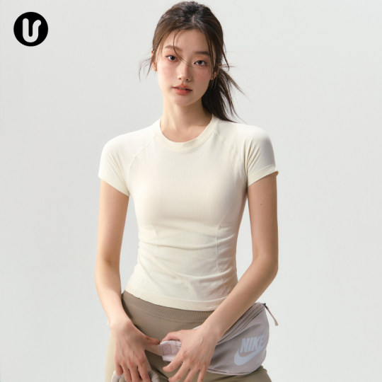 Umeko quick-drying sports short-sleeved women's stretch yoga clothes