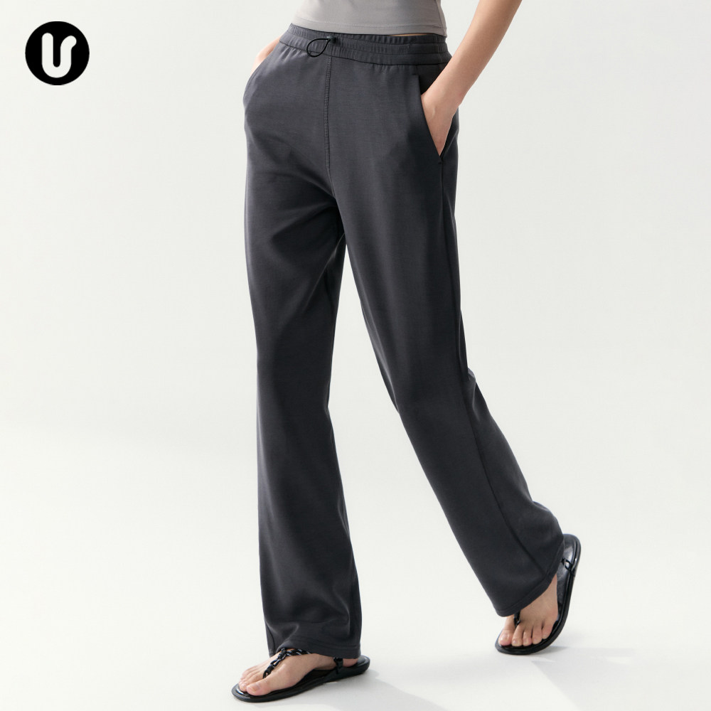 瑜伽裤女秋冬宽松直筒运动裤跑步普拉提训练长裤休闲阔腿健身裤子,淘宝优惠券,粉丝福利购,淘宝优惠卷