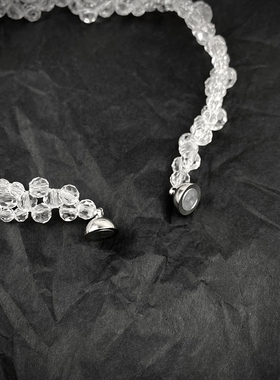 欧美水晶短款百搭锁骨链