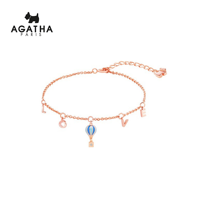 【新年礼物】agatha瑷嘉莎女情侣手链 agatha海外手链