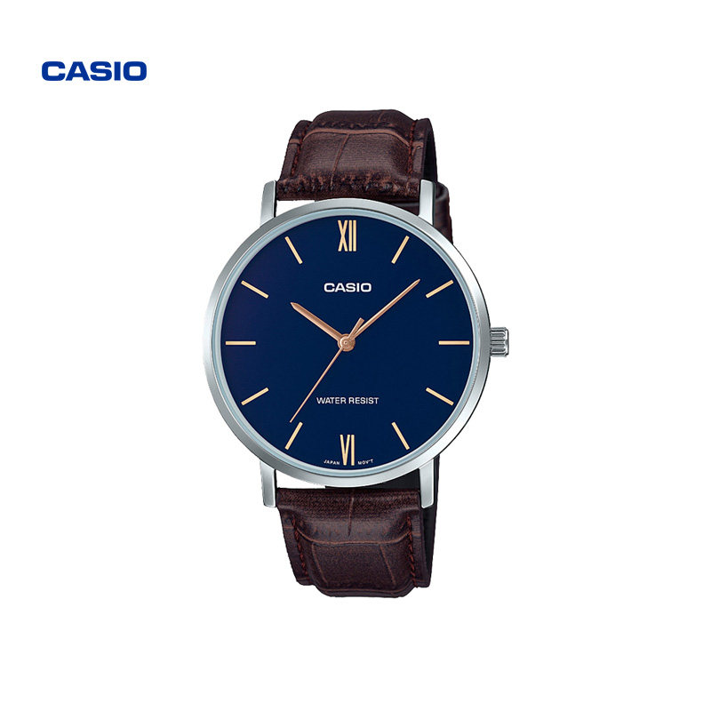 卡西欧旗舰店mtp-vd01l防水男手表 casio手表海外日韩腕表