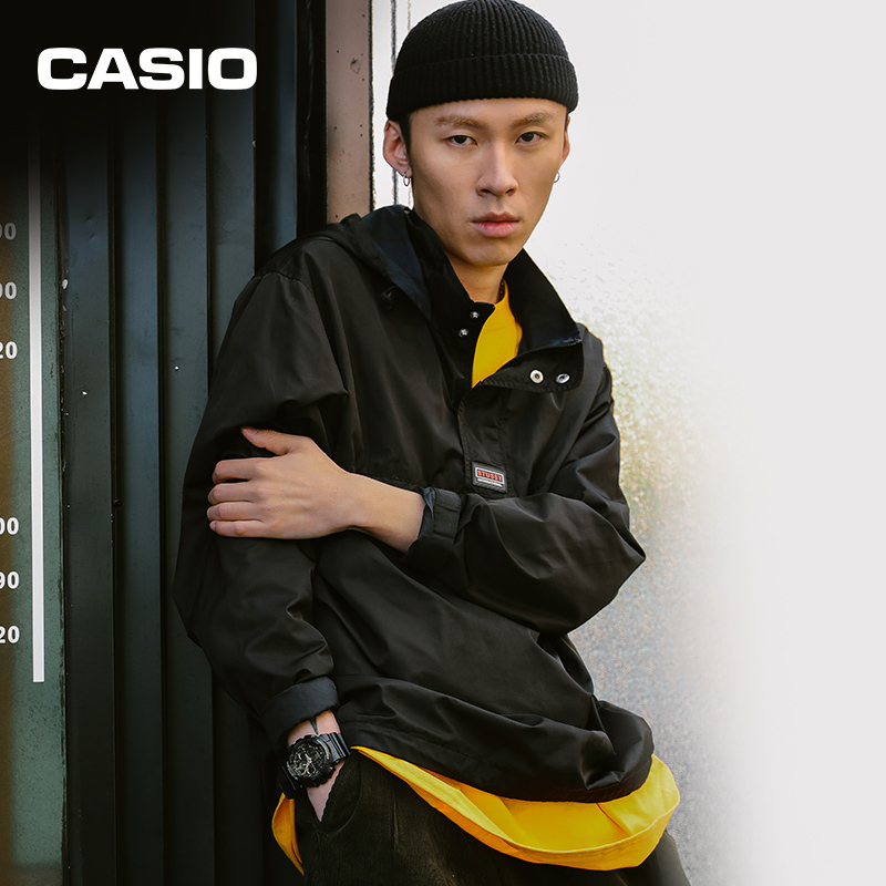 casio迷彩双显男士手表GA-100CF卡西欧官方官网海外旗舰店G-SHOCK