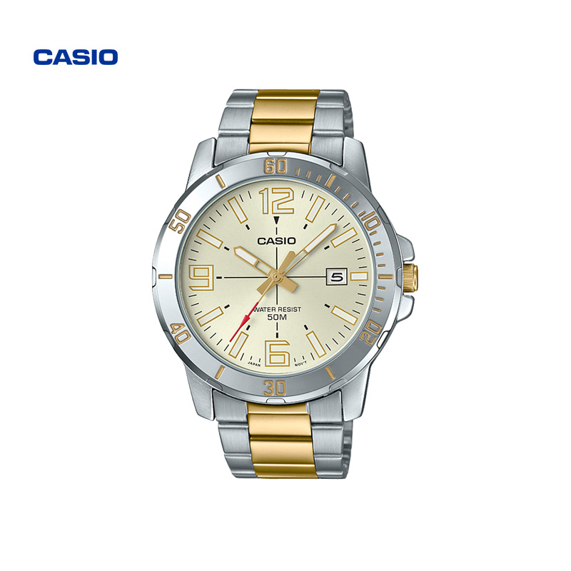 卡西欧旗舰店mtp-vd01l防水男手表 casio手表海外日韩腕表
