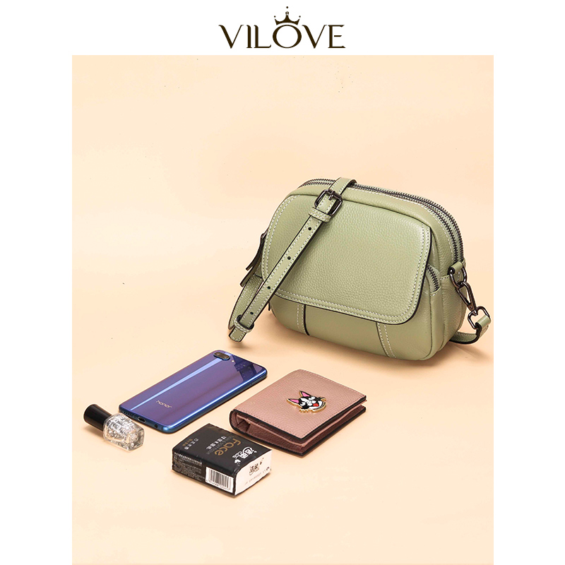 头层2020新款真皮限定洋气牛皮包包 薇洛儿女士包袋