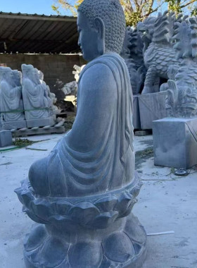 青石雕刻佛像石雕佛像寺庙用