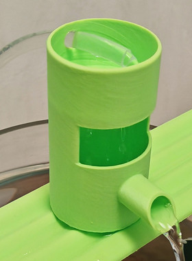 仿竹流水摆件小鱼缸塑料装饰件