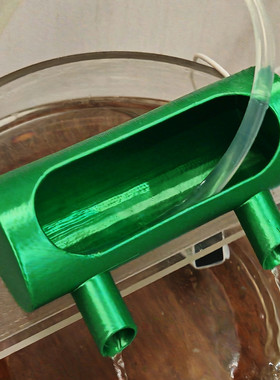 仿竹流水摆件横开景观装饰摆件