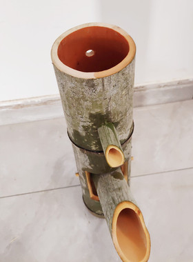 装饰品景观水槽流水摆件竹子造景