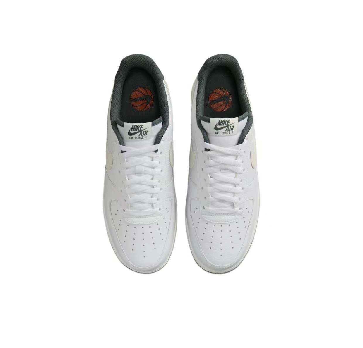 Nike AirForce1耐磨透气低帮板鞋男款白色HF1939-100 - 图1