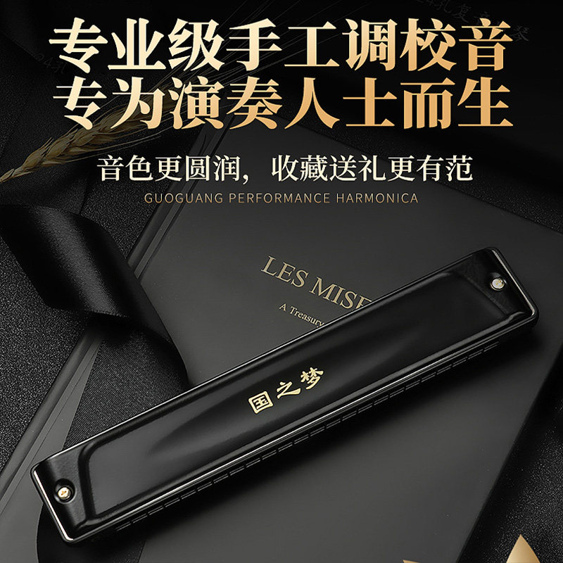 国光套装7支特别调abcdefg口琴 奇美乐器口琴