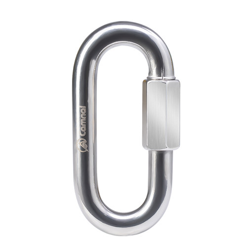 坎乐不锈钢梅陇锁梅隆锁安全扣登山扣快速连接环主锁攀岩扣连接器 - 图3
