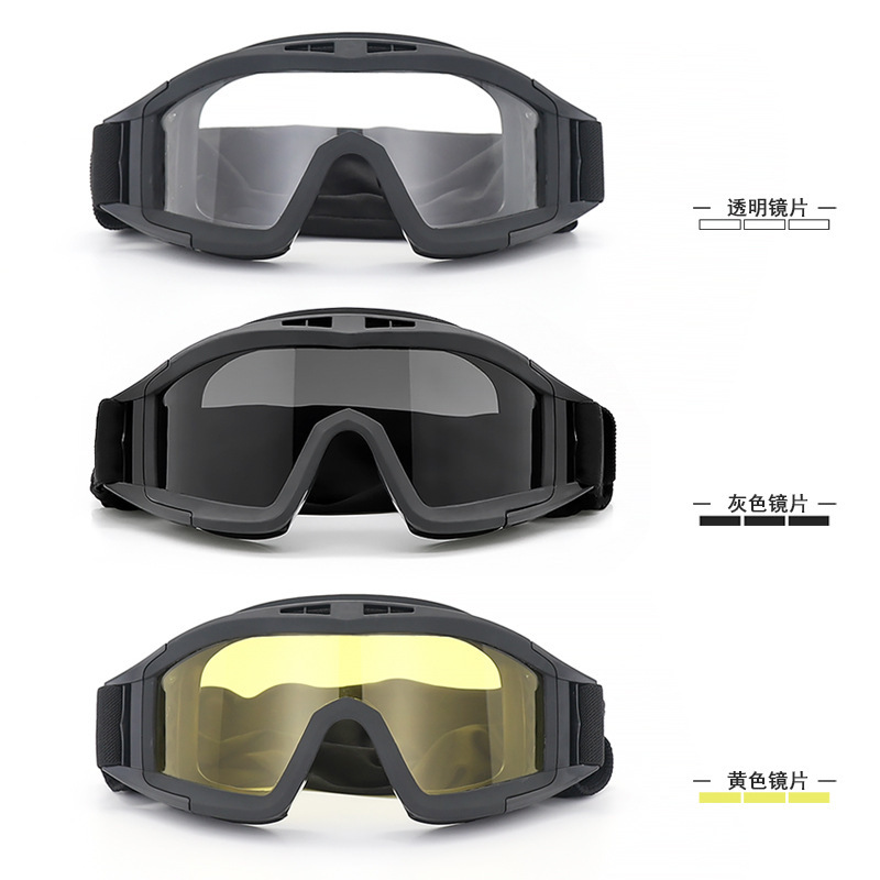 军迷wargame战术护目镜抗冲击防风沙护目镜 防护户外单兵作战眼镜 - 图2