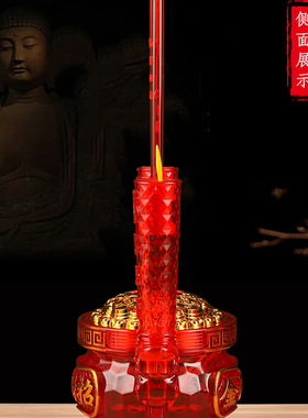 电子香炉摇摆电蜡烛一套