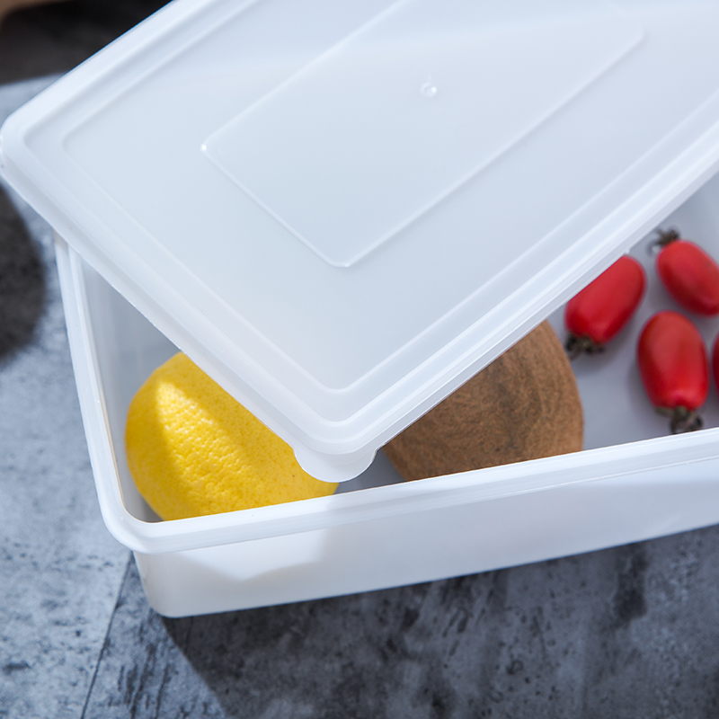 商用加厚保鲜盒长方形塑料收纳盒冰箱专用食品储物盒密封冷冻盒子