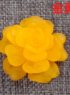 四瓣花发财树手工串珠