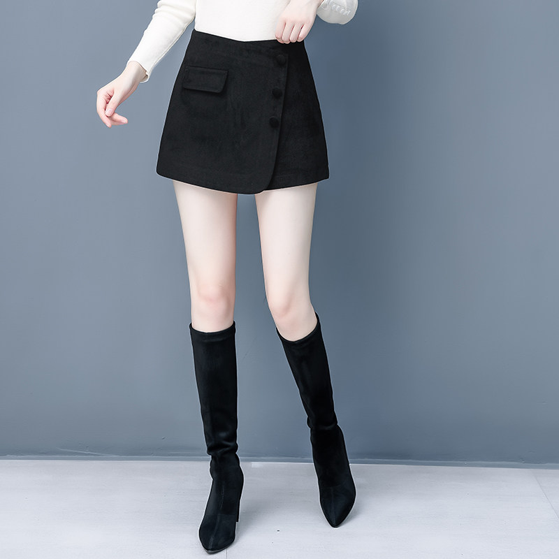 a字高腰2020新款韩版宽松显瘦短裤 法玳休闲裤