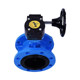 Hebei Yuanda Valve D341X-10/16Q ductile iron flange soft-tight turbine butterfly valve DN50-900 water valve