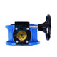 Hebei Yuanda Valve D341X-10/16Q ductile iron flange soft-tight turbine butterfly valve DN50-900 water valve