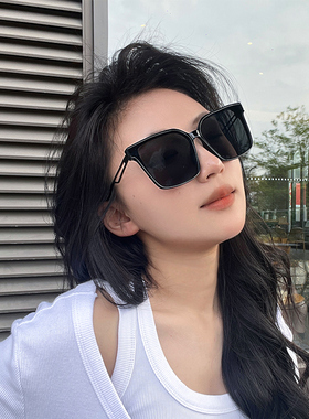 【原创设计】大框墨镜女防紫外线
