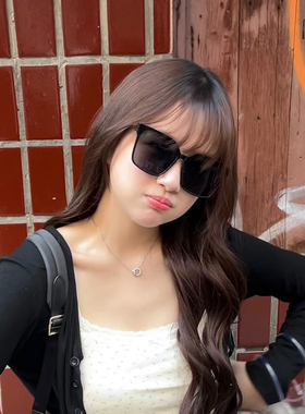 【原创设计】大框墨镜女防紫外线