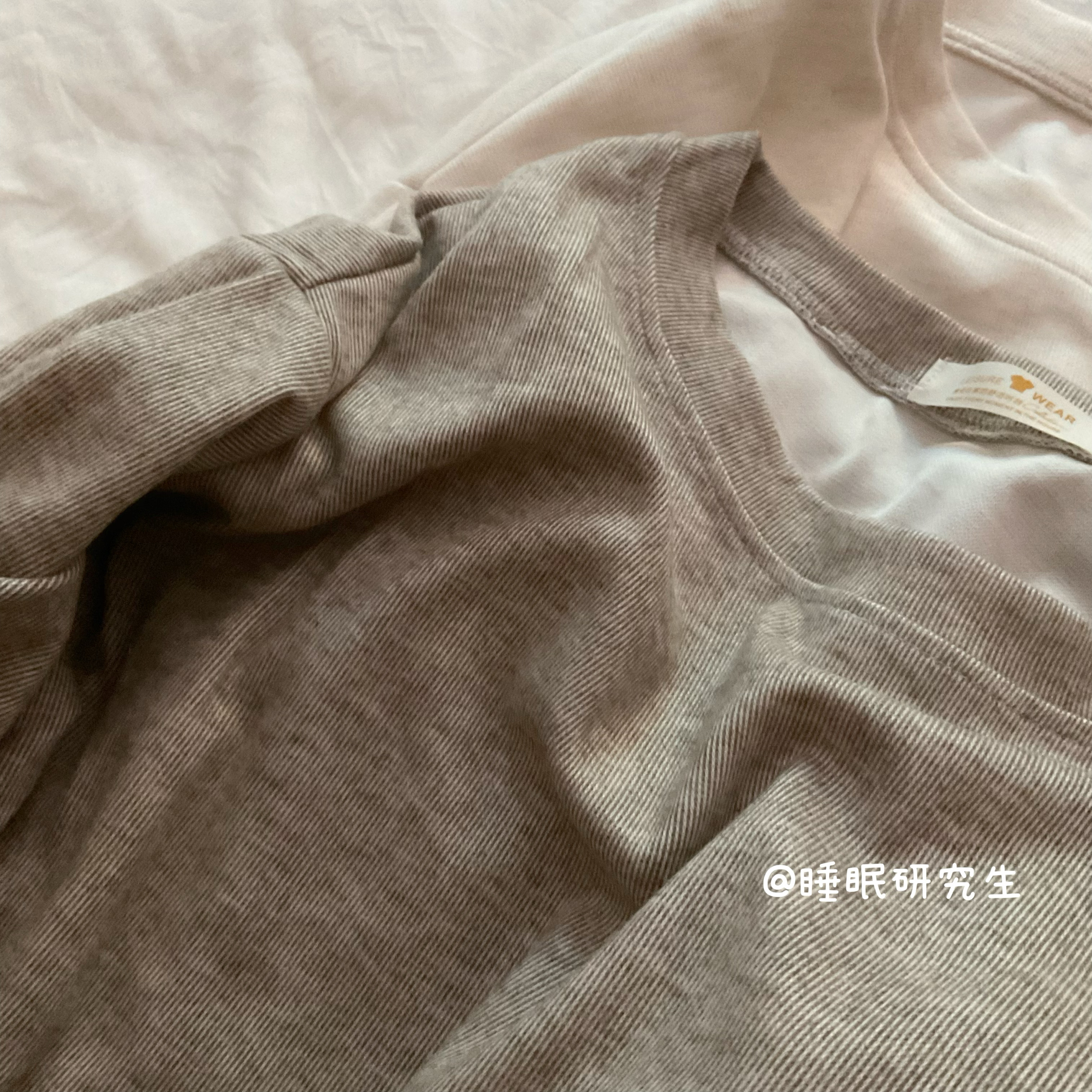 Basic Wear基础舒适早春家居服薄款套装软滑内里格子纯色可外穿 - 图2