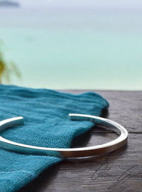 原创空白百搭定制款支持刻字手镯