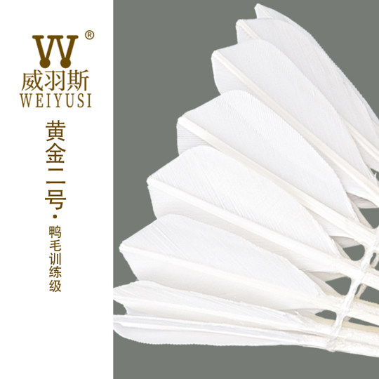 WEIYUSI威羽斯羽毛球黄金2号鹅毛耐打飞行稳定室内外训练比赛用球